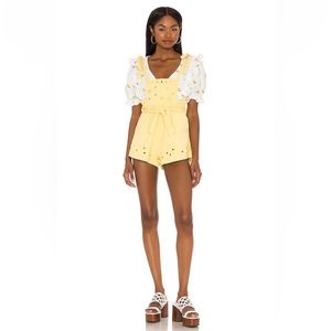 For love and lemons overall romper